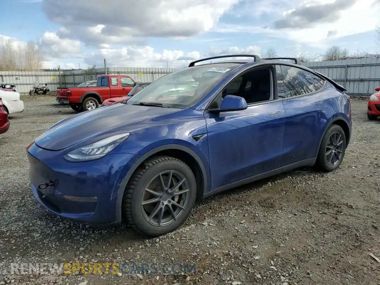 1 Photograph of a damaged car 5YJYGDEE2LF013431 TESLA MODEL Y 2020