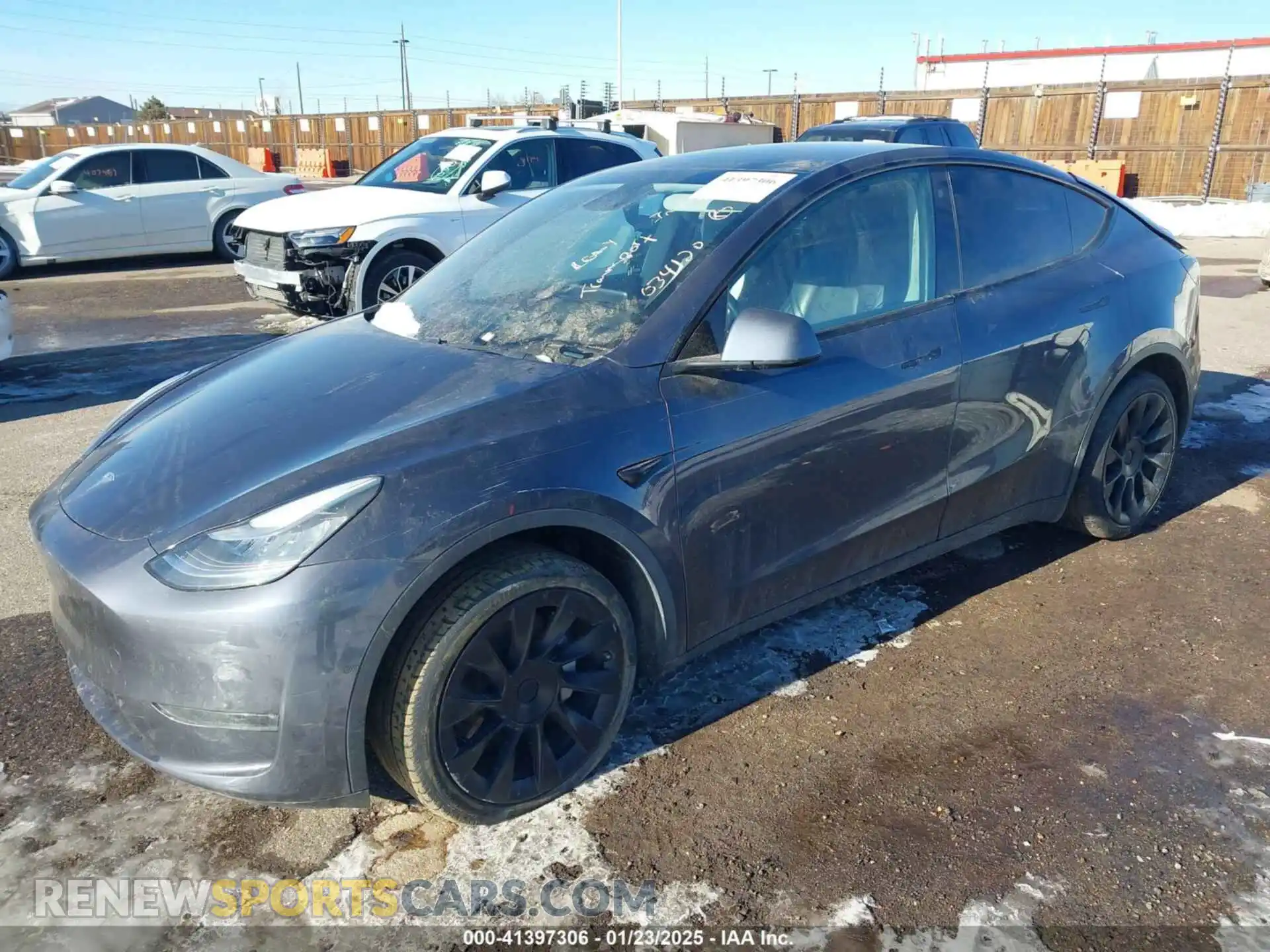 2 Photograph of a damaged car 5YJYGDEE2LF034120 TESLA MODEL Y 2020