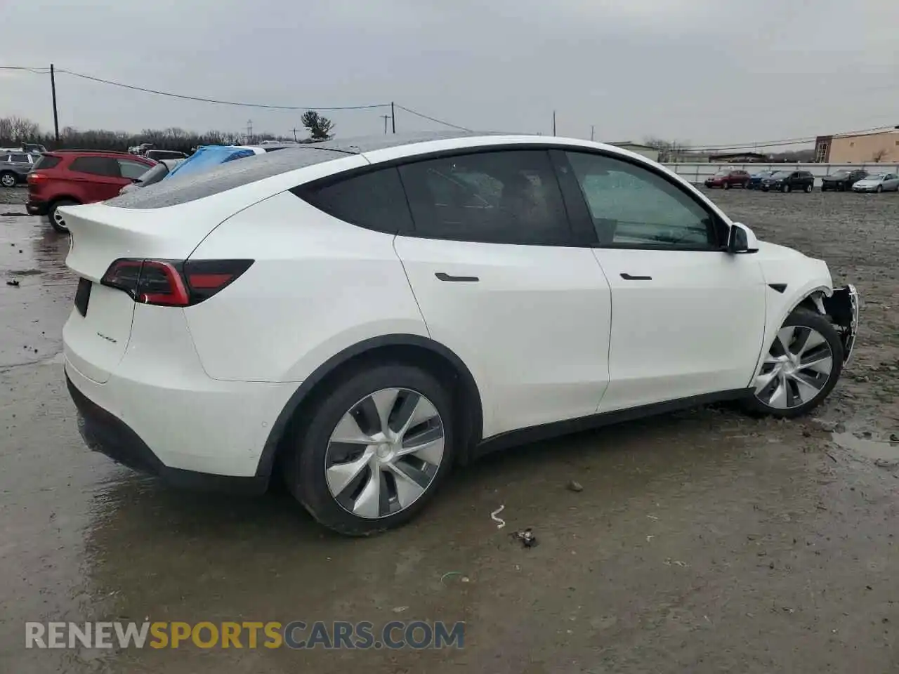 3 Photograph of a damaged car 5YJYGDEE2LF035980 TESLA MODEL Y 2020