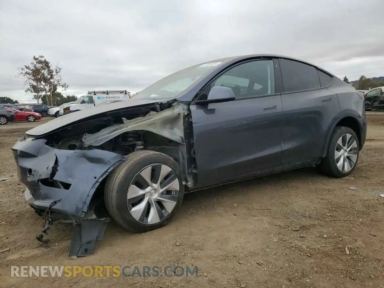 1 Photograph of a damaged car 5YJYGDEE2LF055095 TESLA MODEL Y 2020