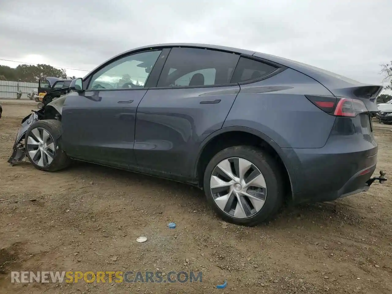 2 Photograph of a damaged car 5YJYGDEE2LF055095 TESLA MODEL Y 2020