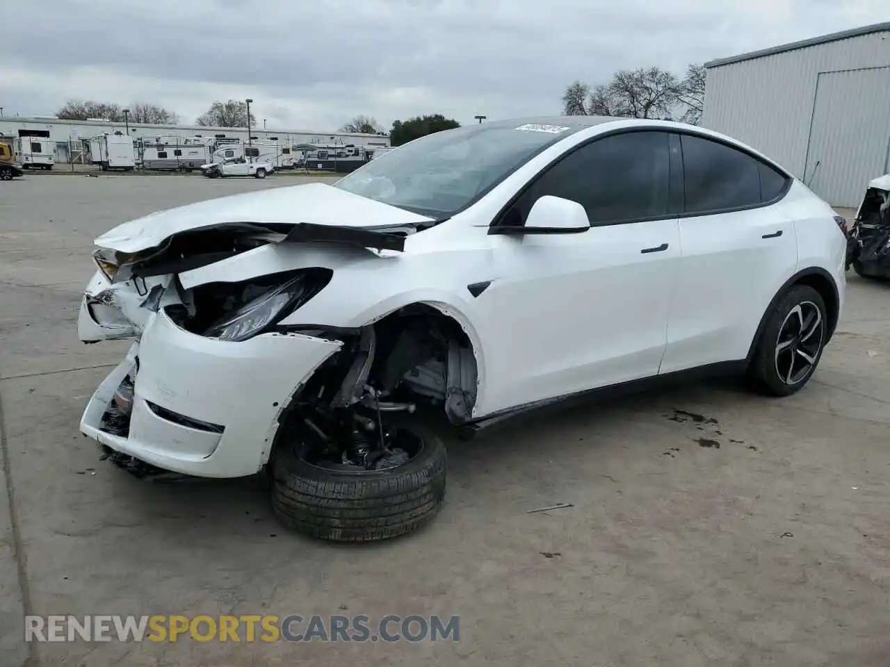 1 Photograph of a damaged car 5YJYGDEE3LF015155 TESLA MODEL Y 2020