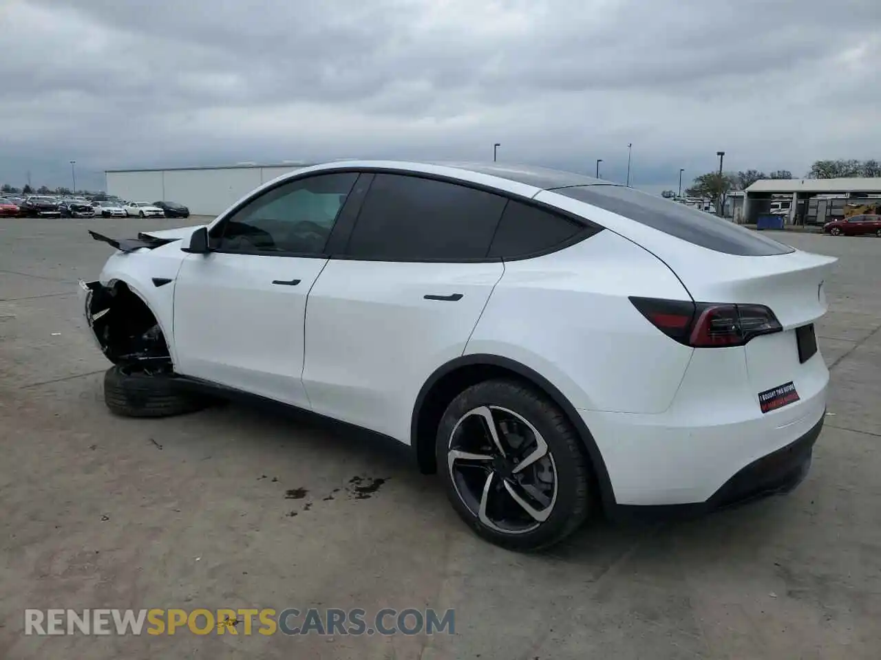 2 Photograph of a damaged car 5YJYGDEE3LF015155 TESLA MODEL Y 2020