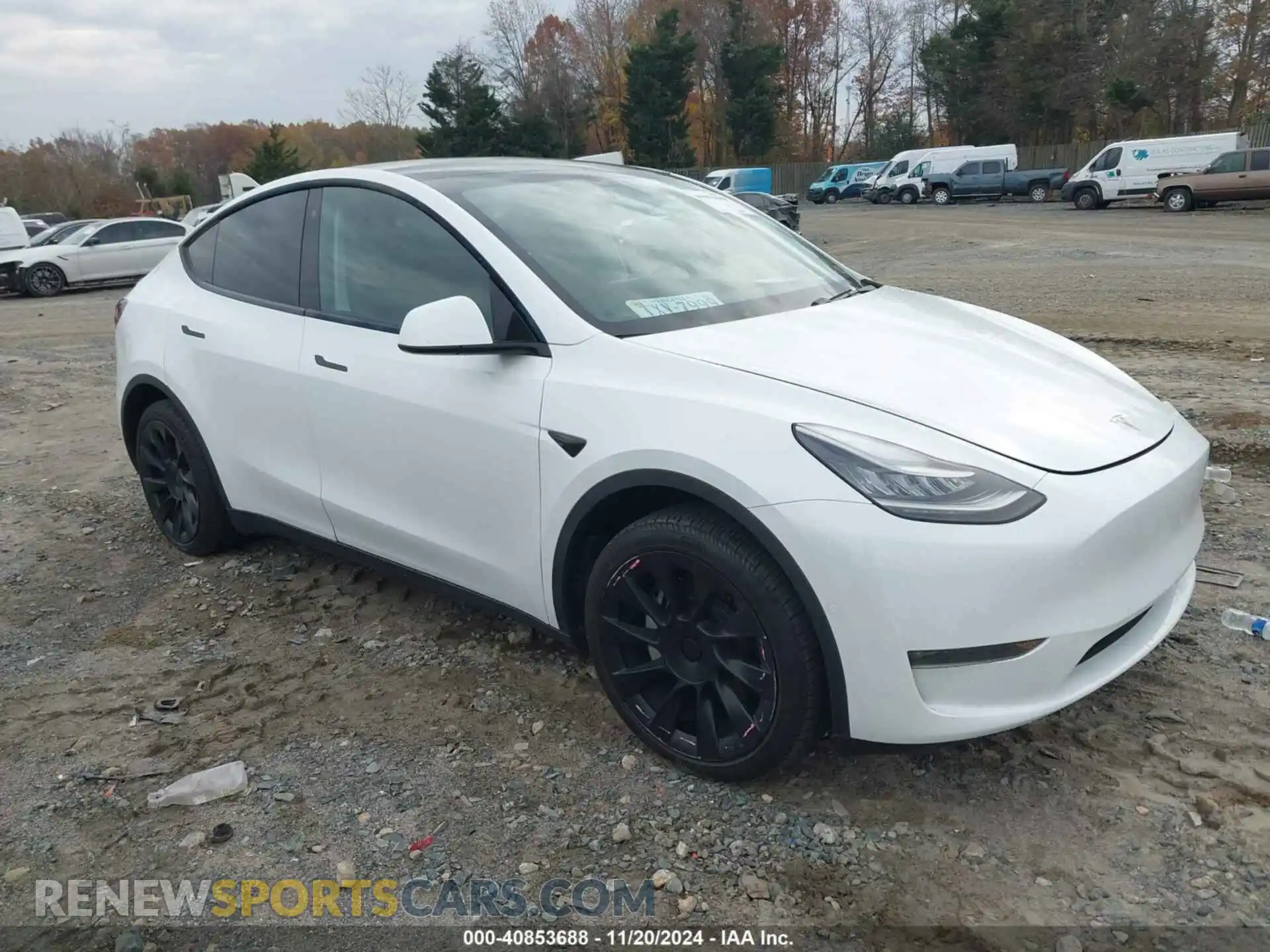 1 Photograph of a damaged car 5YJYGDEE3LF049077 TESLA MODEL Y 2020