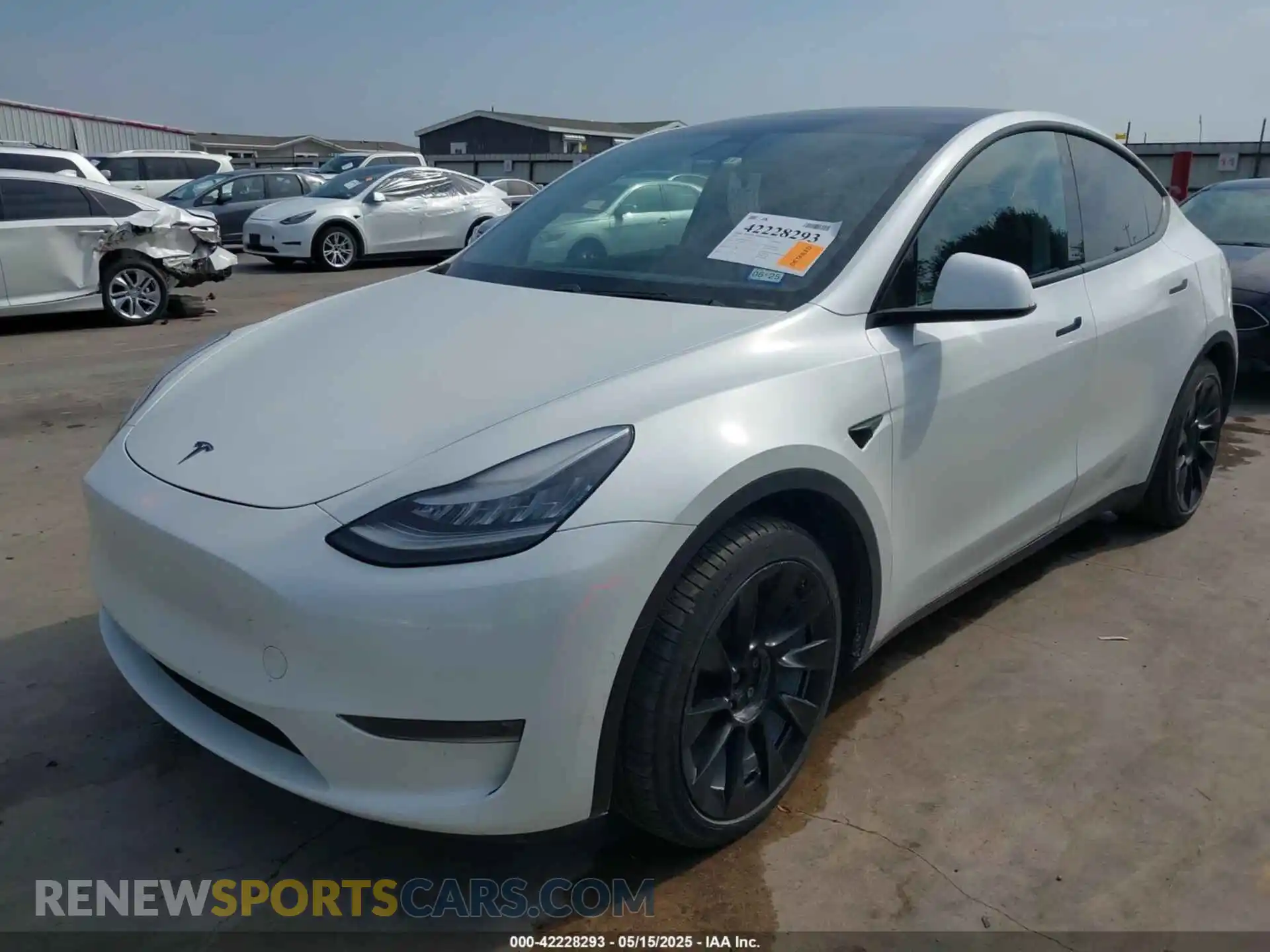 2 Photograph of a damaged car 5YJYGDEE4LF011275 TESLA MODEL Y 2020