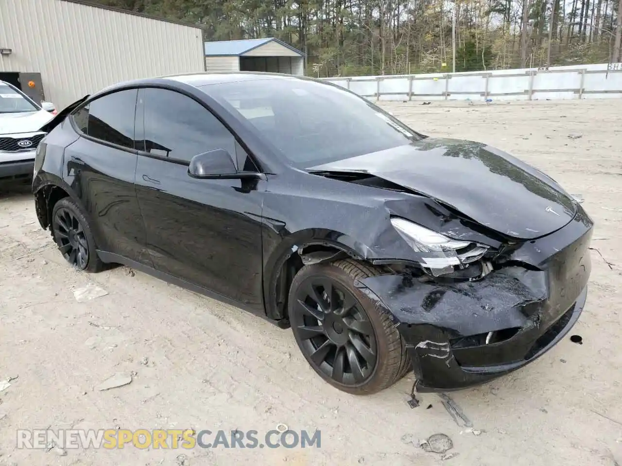 1 Photograph of a damaged car 5YJYGDEE4LF048391 TESLA MODEL Y 2020