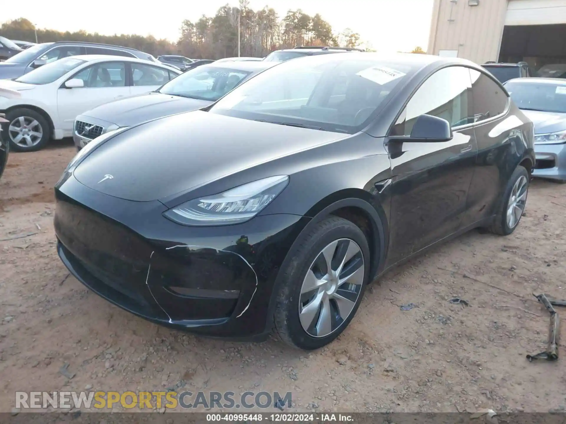2 Photograph of a damaged car 5YJYGDEE5LF012399 TESLA MODEL Y 2020