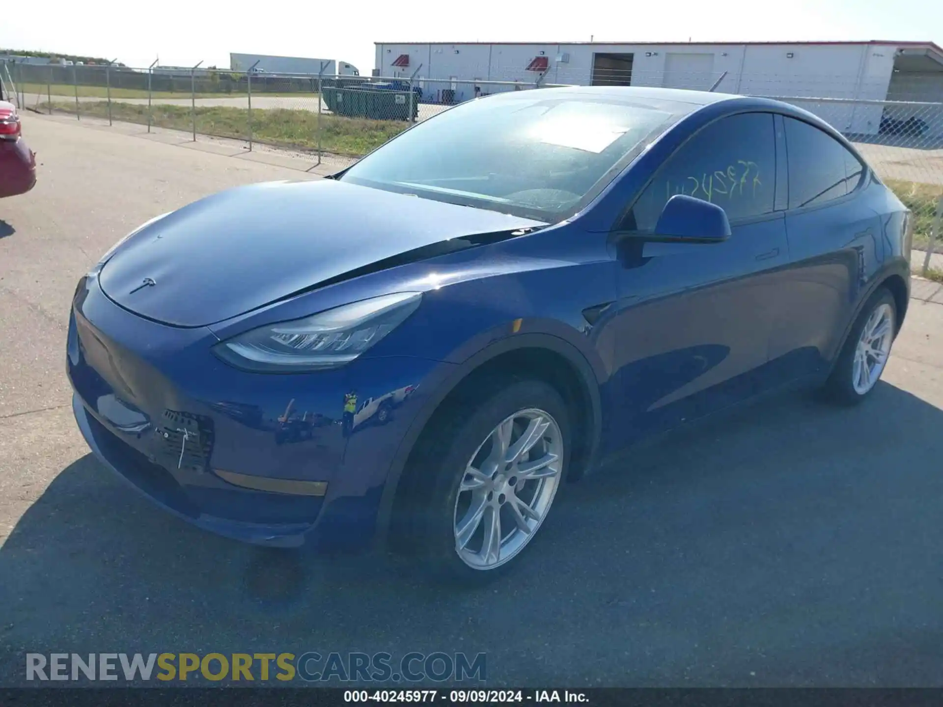 2 Photograph of a damaged car 5YJYGDEE5LF035228 TESLA MODEL Y 2020