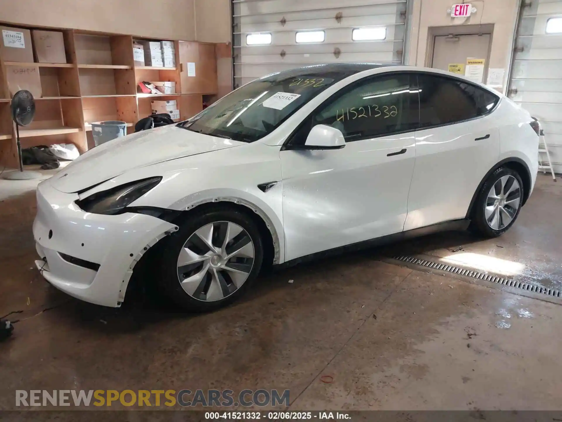 2 Photograph of a damaged car 5YJYGDEE5LF043801 TESLA MODEL Y 2020