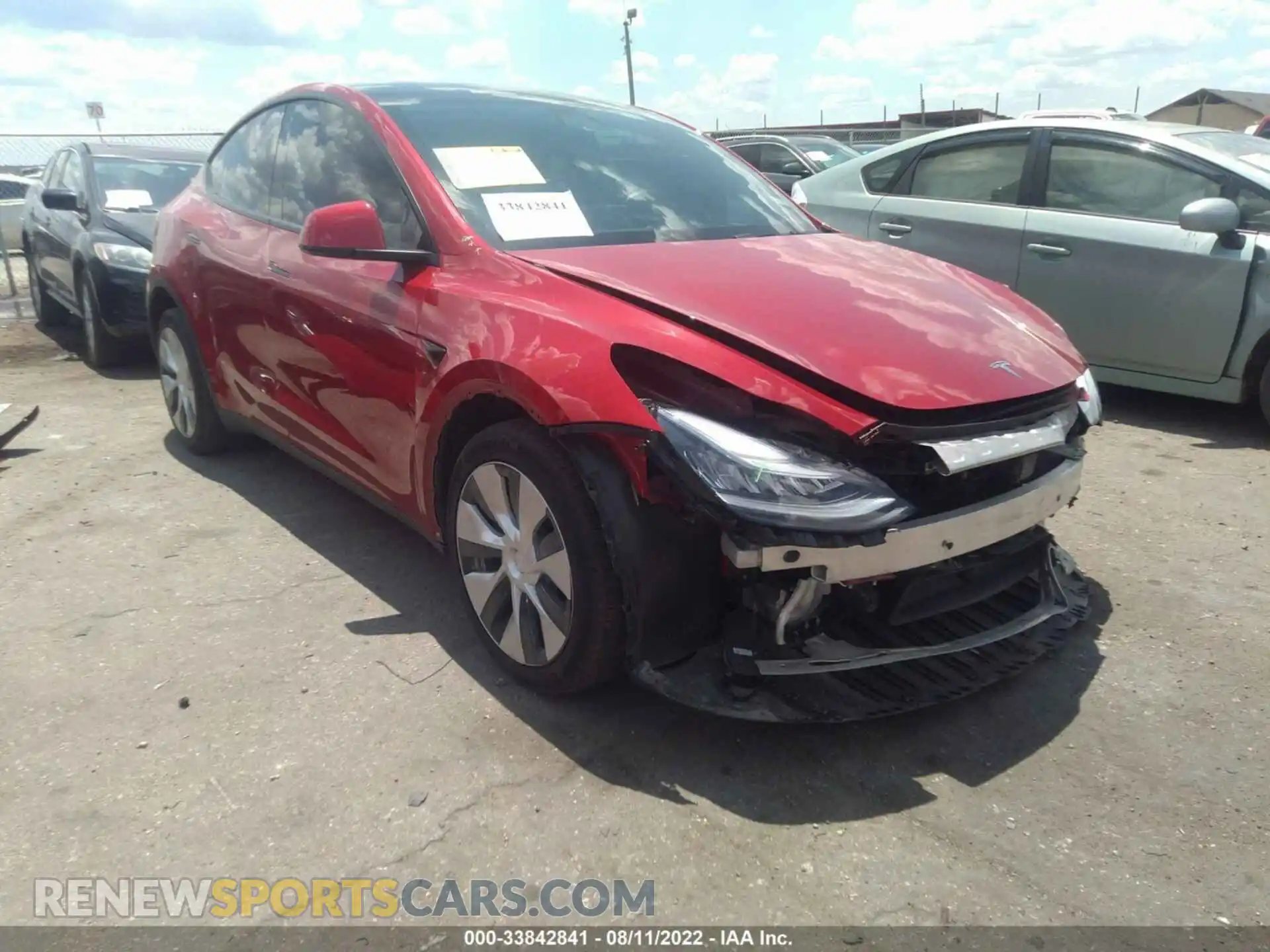 1 Photograph of a damaged car 5YJYGDEE5LF050280 TESLA MODEL Y 2020