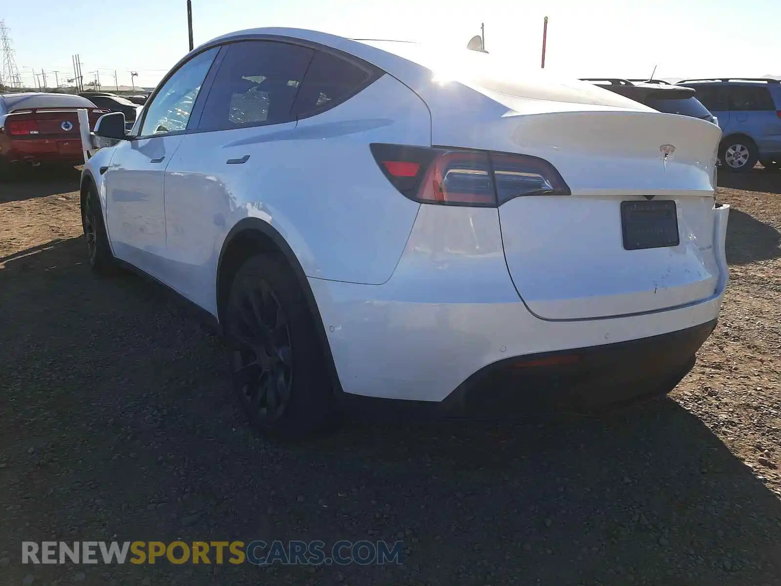 3 Photograph of a damaged car 5YJYGDEE5LF057441 TESLA MODEL Y 2020