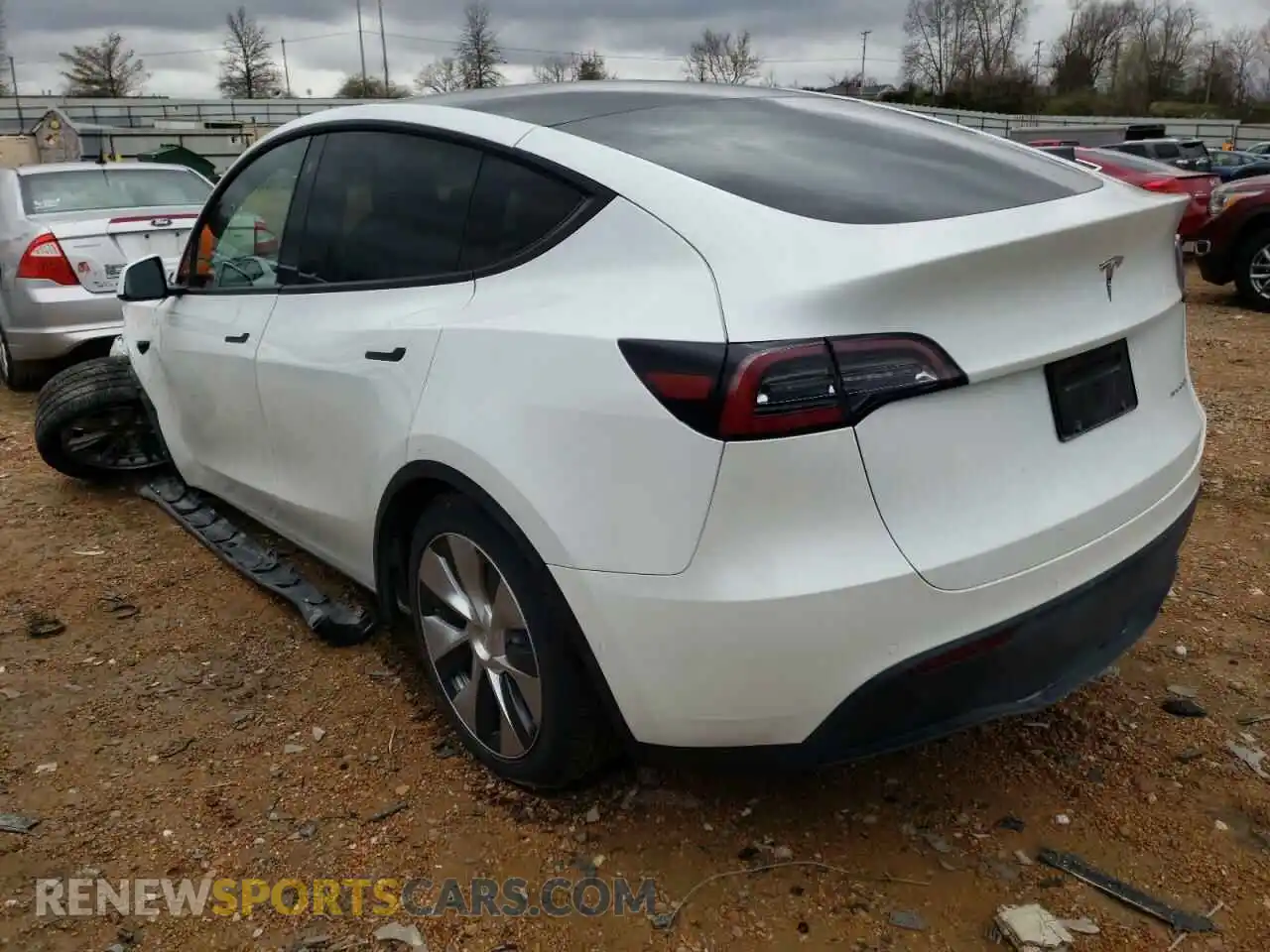 3 Photograph of a damaged car 5YJYGDEE6LF012492 TESLA MODEL Y 2020