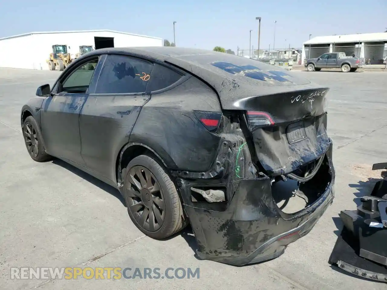3 Photograph of a damaged car 5YJYGDEE6LF036307 TESLA MODEL Y 2020