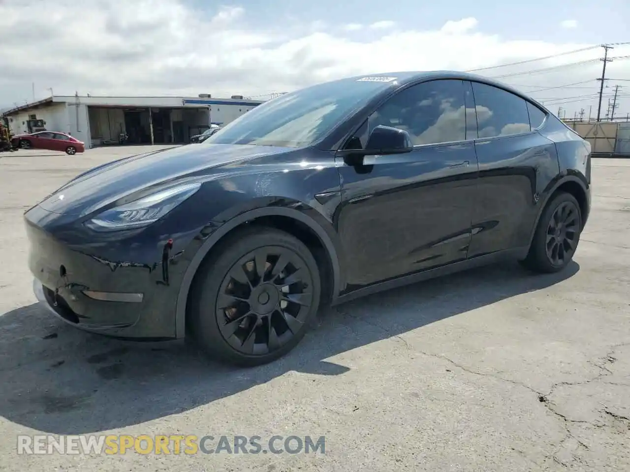 1 Photograph of a damaged car 5YJYGDEE6LF051549 TESLA MODEL Y 2020