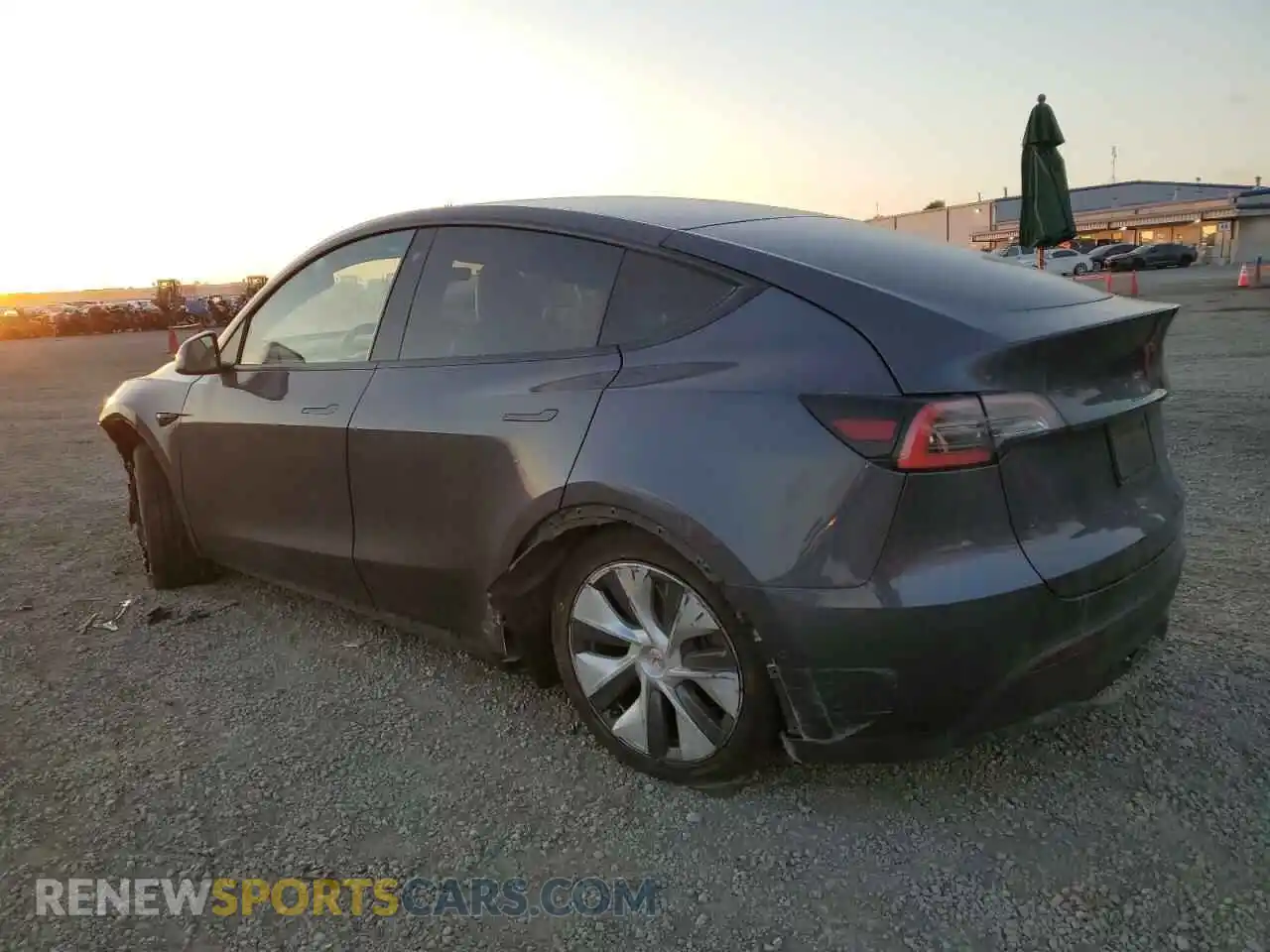 2 Photograph of a damaged car 5YJYGDEE6LF053592 TESLA MODEL Y 2020