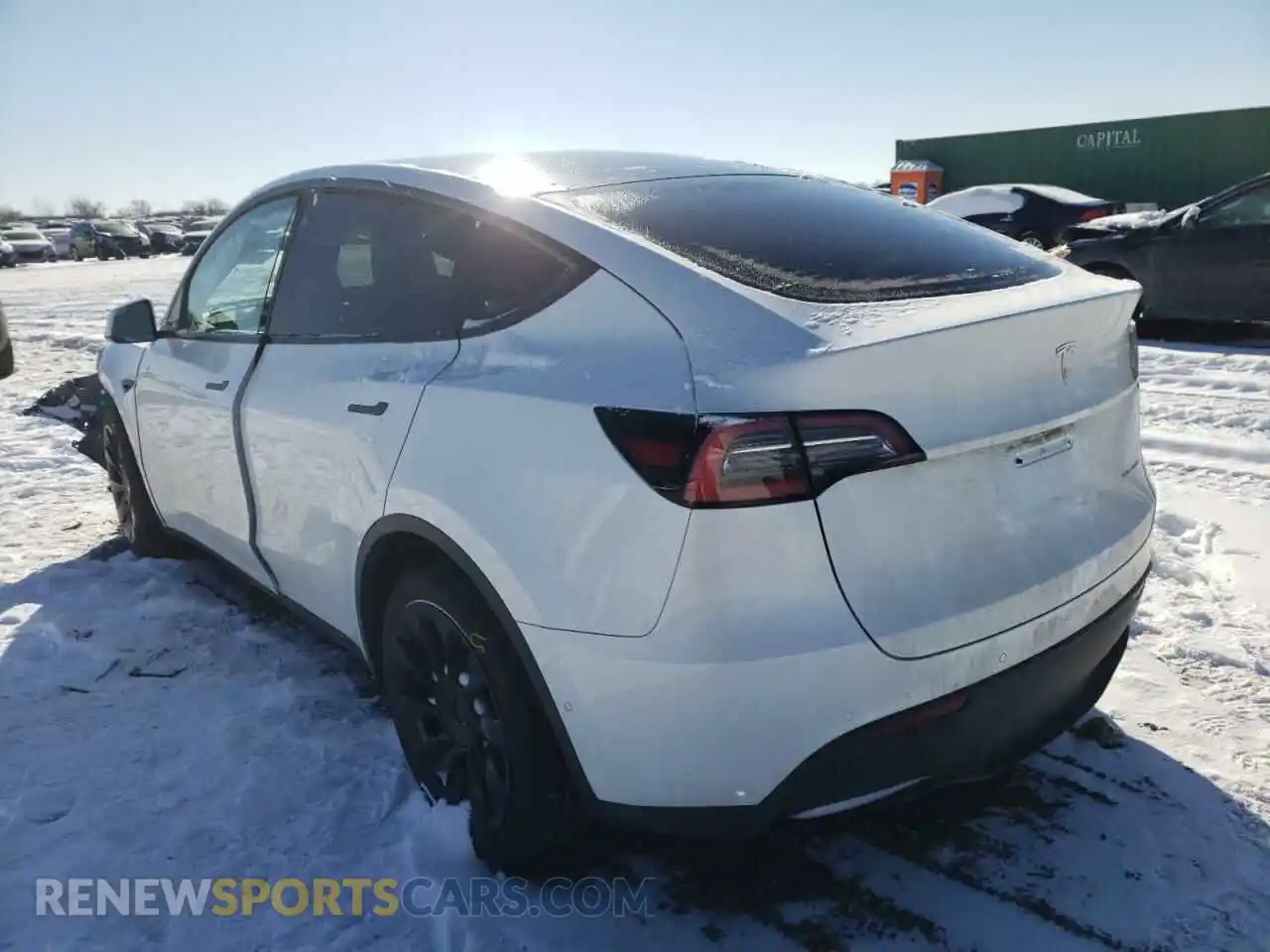 3 Photograph of a damaged car 5YJYGDEE7LF040463 TESLA MODEL Y 2020