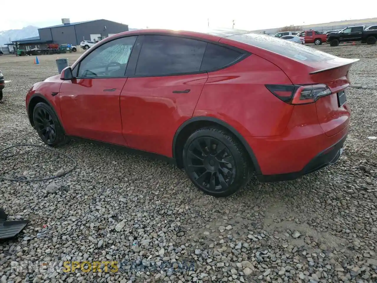 2 Photograph of a damaged car 5YJYGDEE7LF052080 TESLA MODEL Y 2020