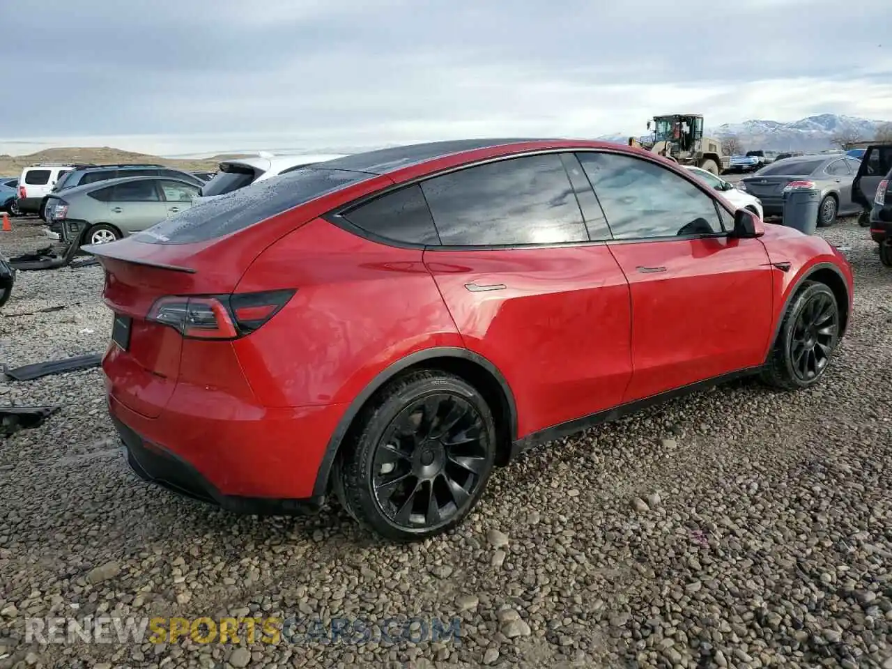 3 Photograph of a damaged car 5YJYGDEE7LF052080 TESLA MODEL Y 2020