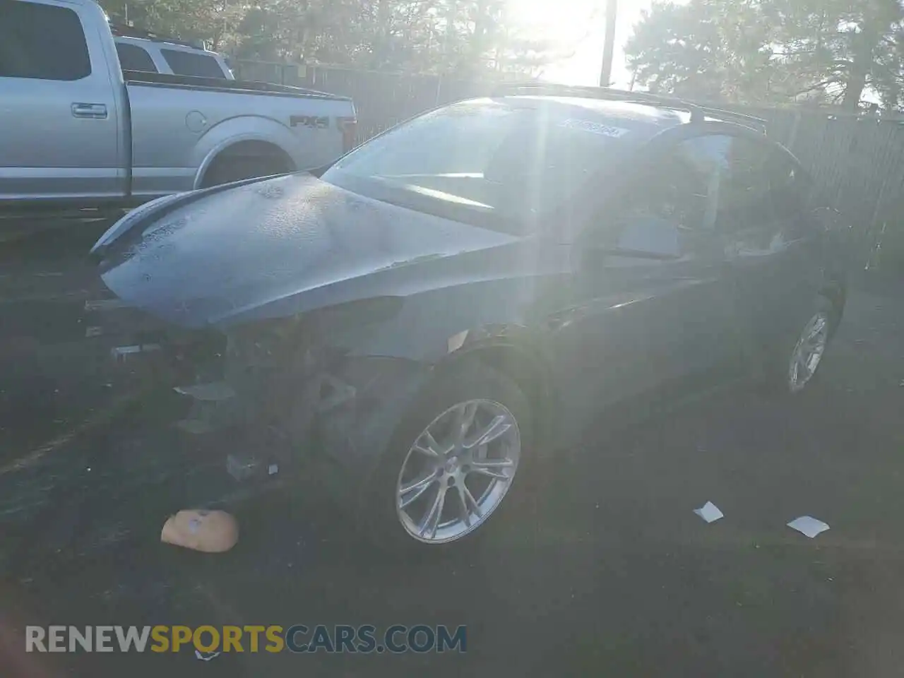 1 Photograph of a damaged car 5YJYGDEE7LF057635 TESLA MODEL Y 2020