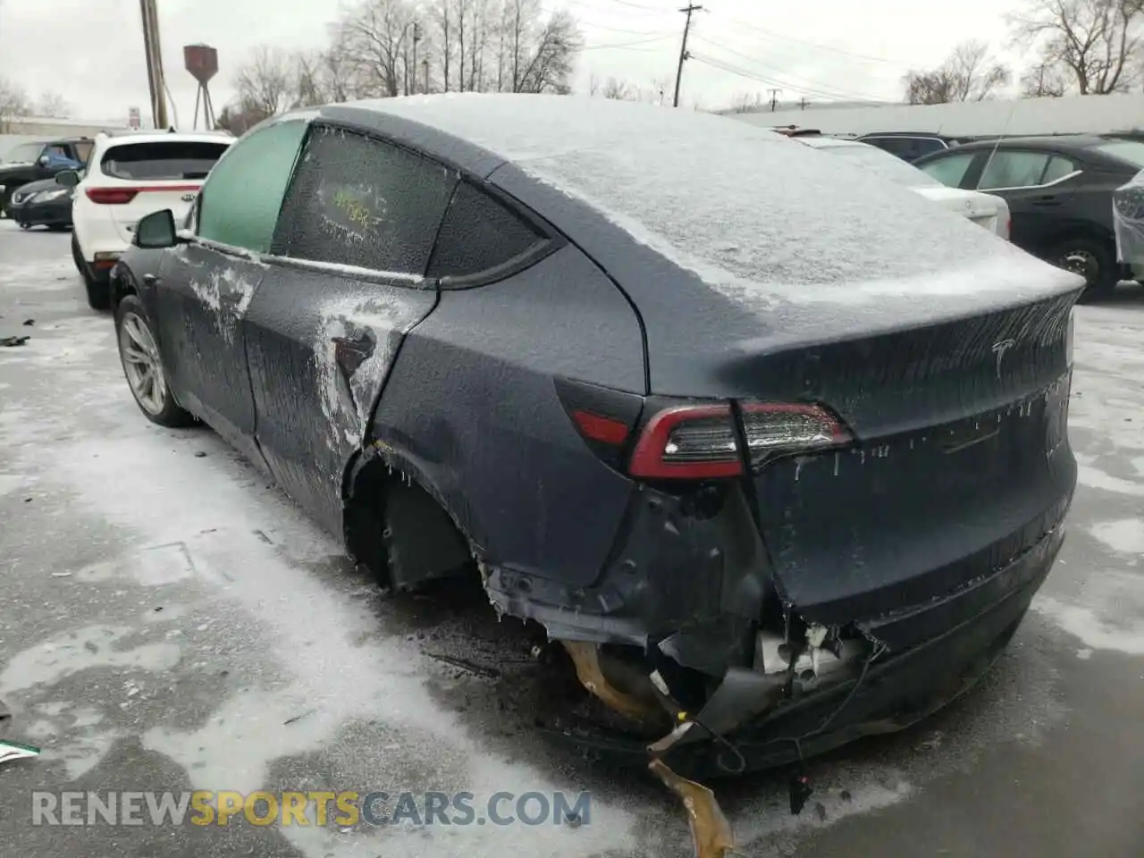 3 Photograph of a damaged car 5YJYGDEE8LF006550 TESLA MODEL Y 2020