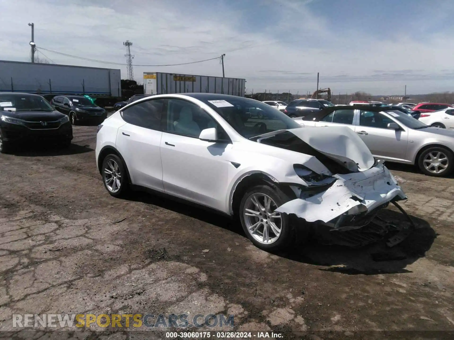 1 fotografías del automóvil dañado 5YJYGDEE8LF020321 TESLA MODEL Y 2020