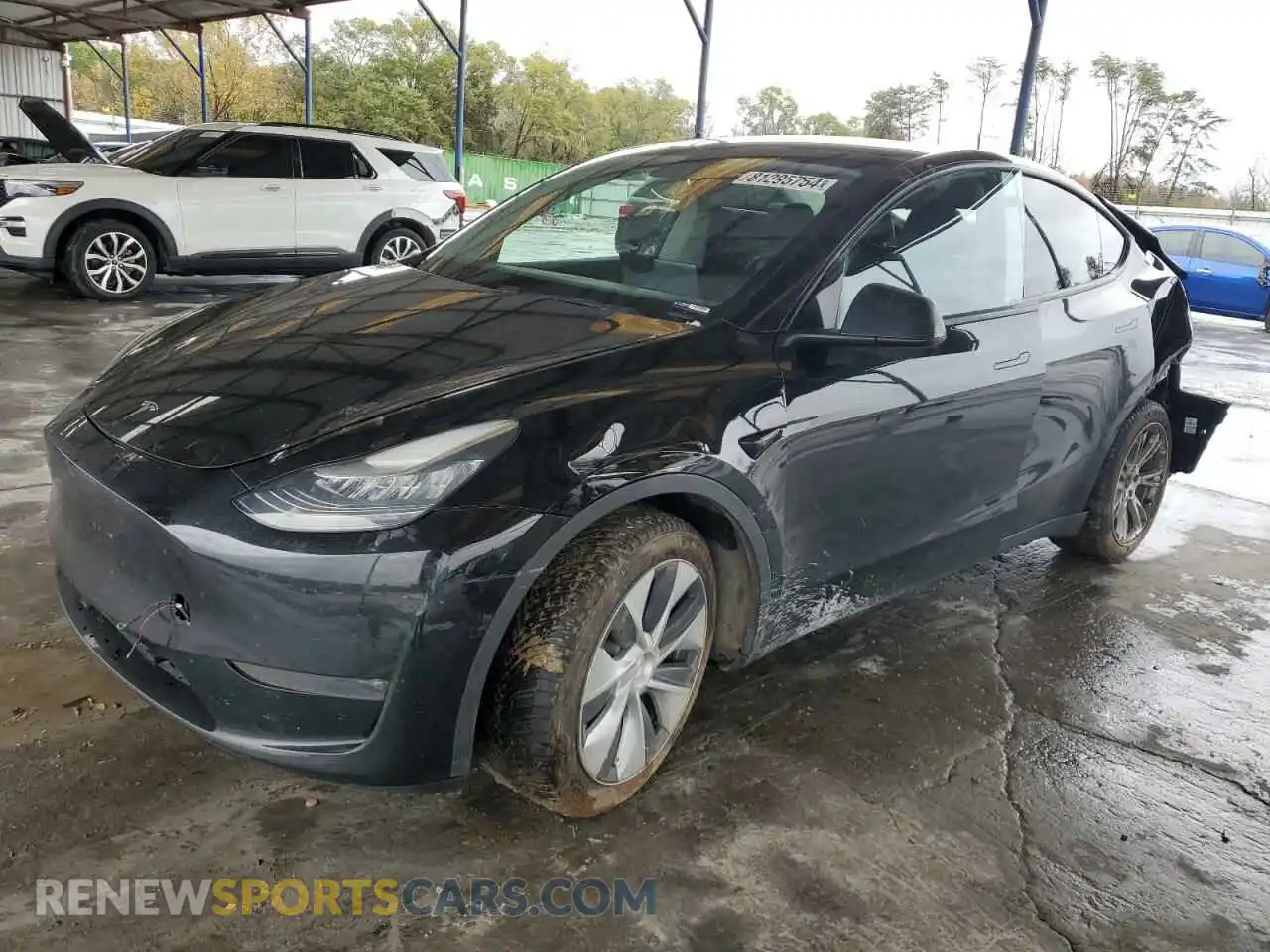 1 Photograph of a damaged car 5YJYGDEE8LF031402 TESLA MODEL Y 2020