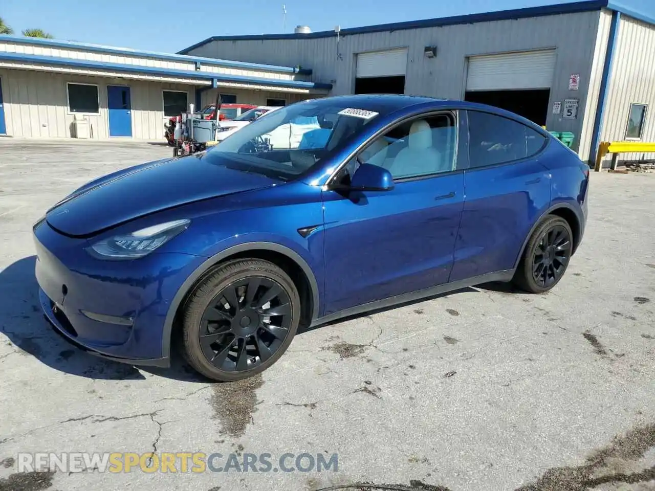 1 Photograph of a damaged car 5YJYGDEE8LF034719 TESLA MODEL Y 2020