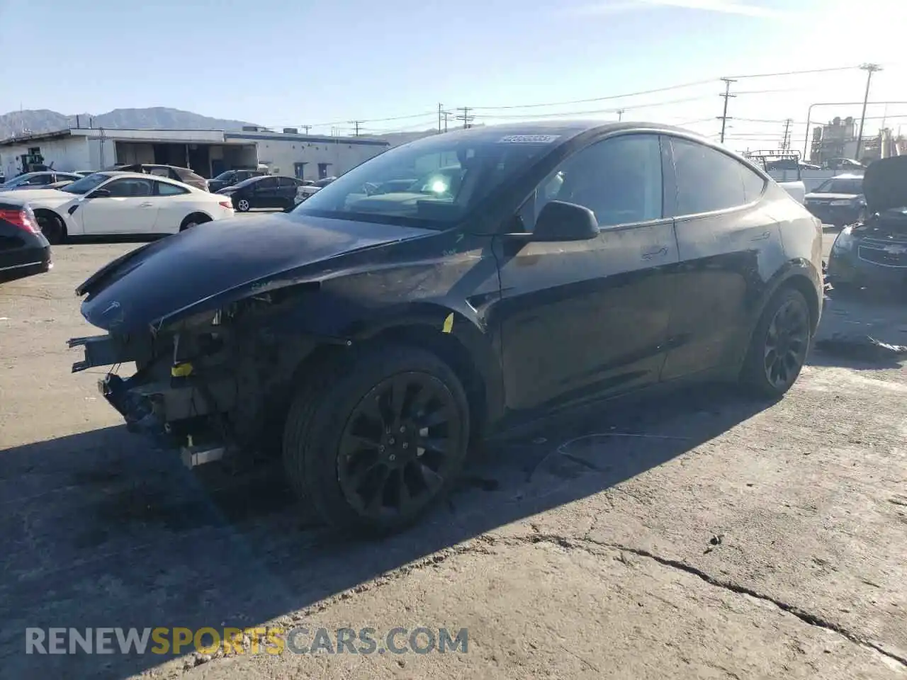 1 Photograph of a damaged car 5YJYGDEE9LF018237 TESLA MODEL Y 2020