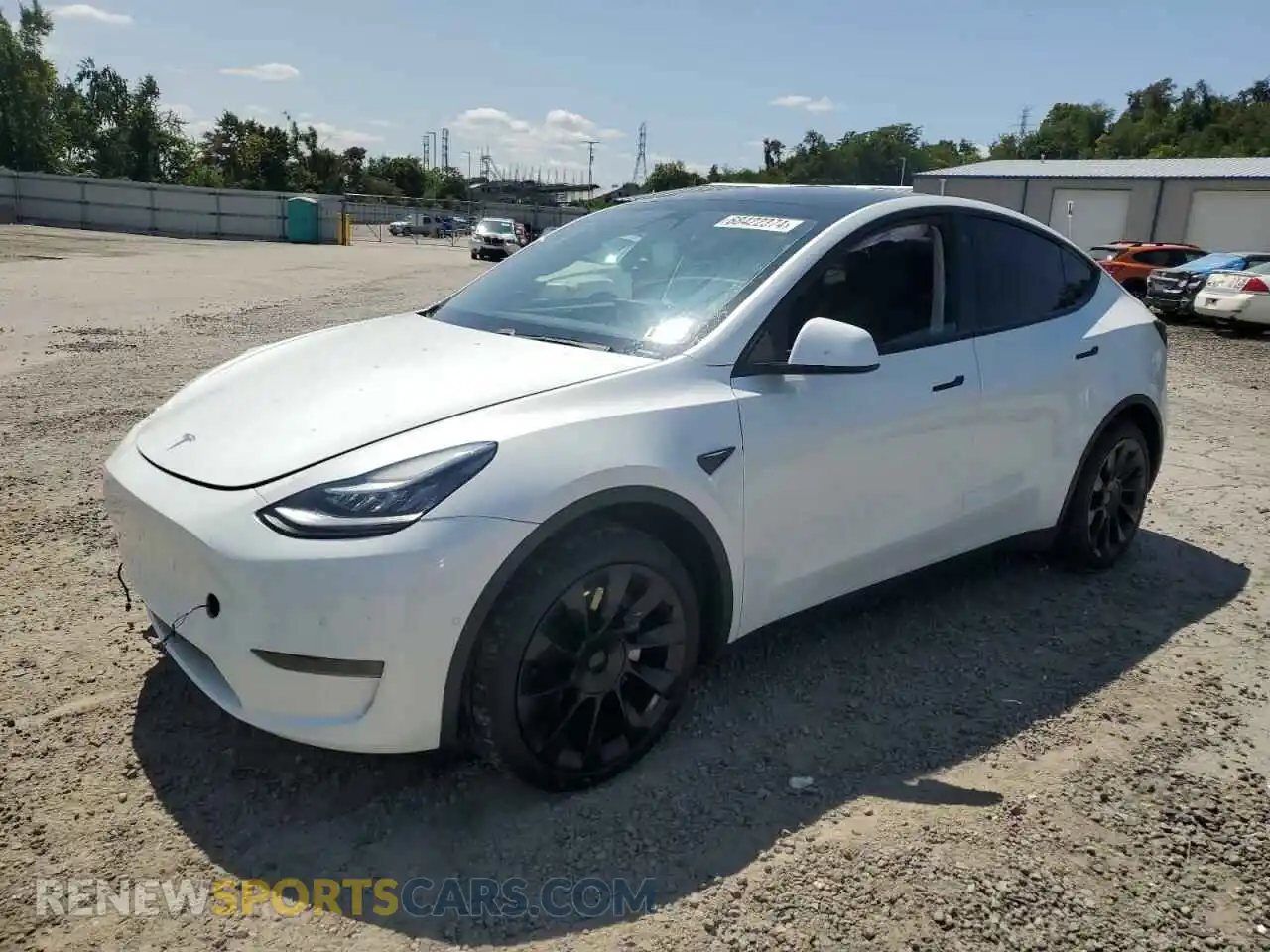 1 Photograph of a damaged car 5YJYGDEE9LF046135 TESLA MODEL Y 2020