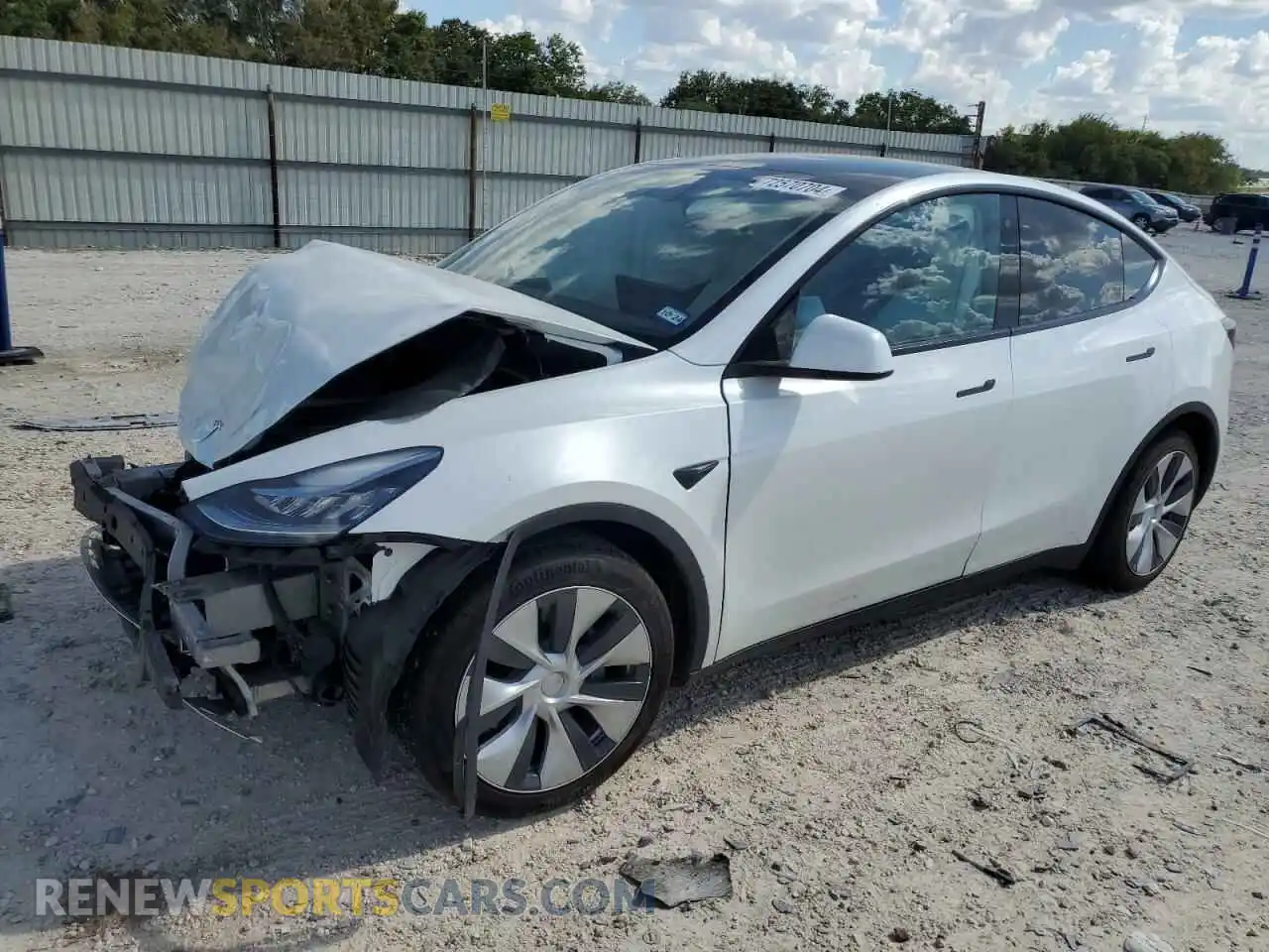 1 Photograph of a damaged car 5YJYGDEE9LF049827 TESLA MODEL Y 2020