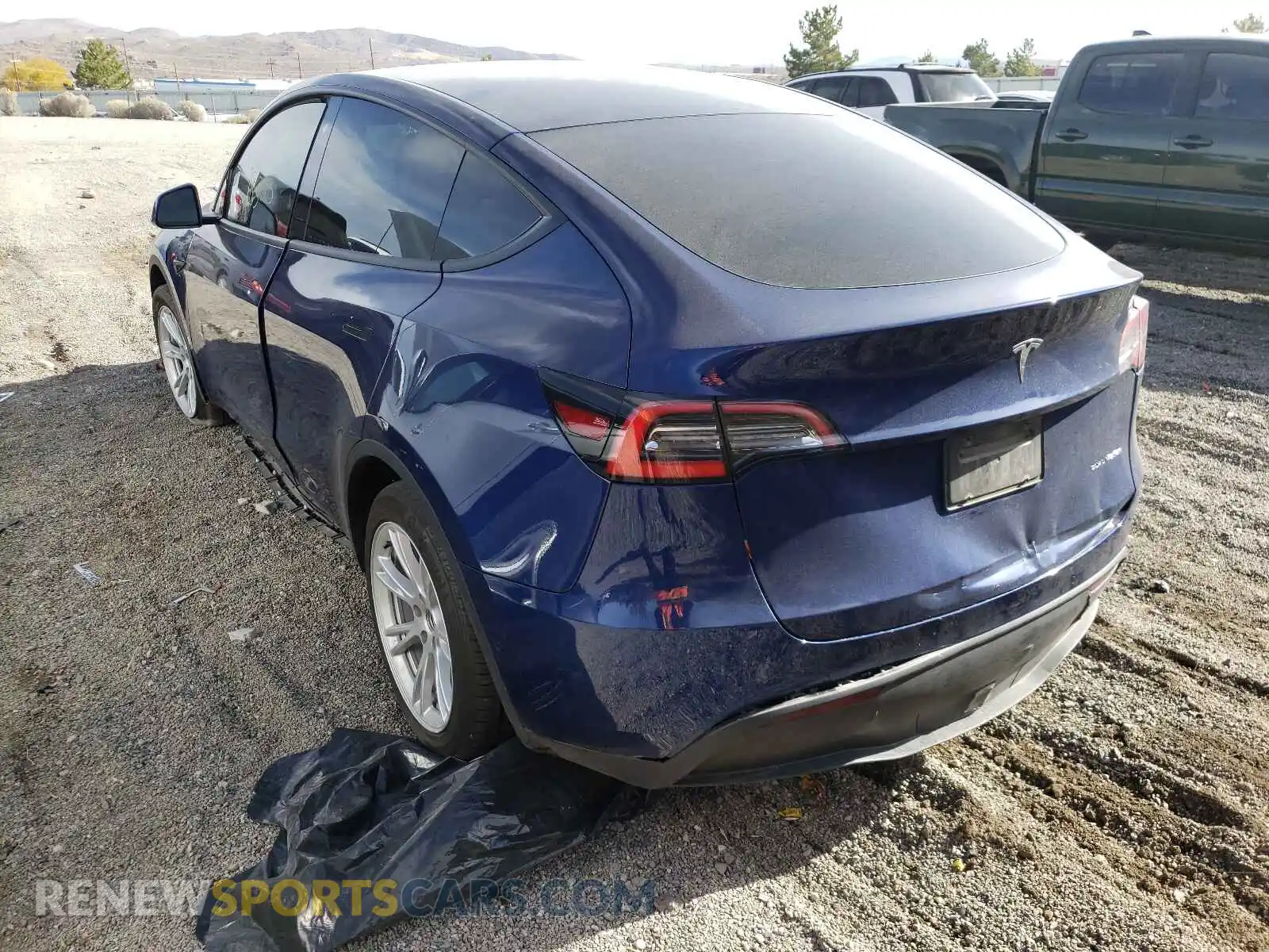 3 Photograph of a damaged car 5YJYGDEE9LF055482 TESLA MODEL Y 2020