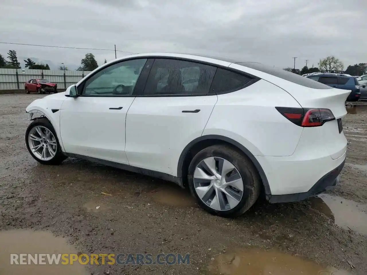 2 Photograph of a damaged car 5YJYGDEE9LF056101 TESLA MODEL Y 2020