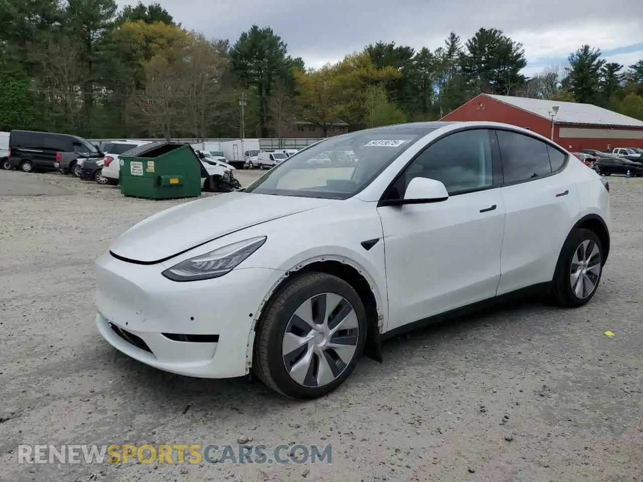 1 Photograph of a damaged car 5YJYGDEEXLF006453 TESLA MODEL Y 2020