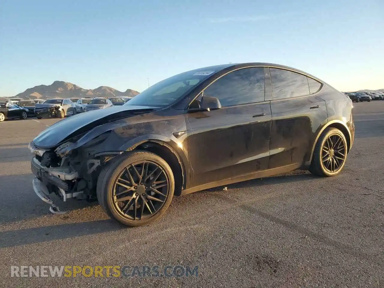 1 Photograph of a damaged car 5YJYGDEEXLF036293 TESLA MODEL Y 2020
