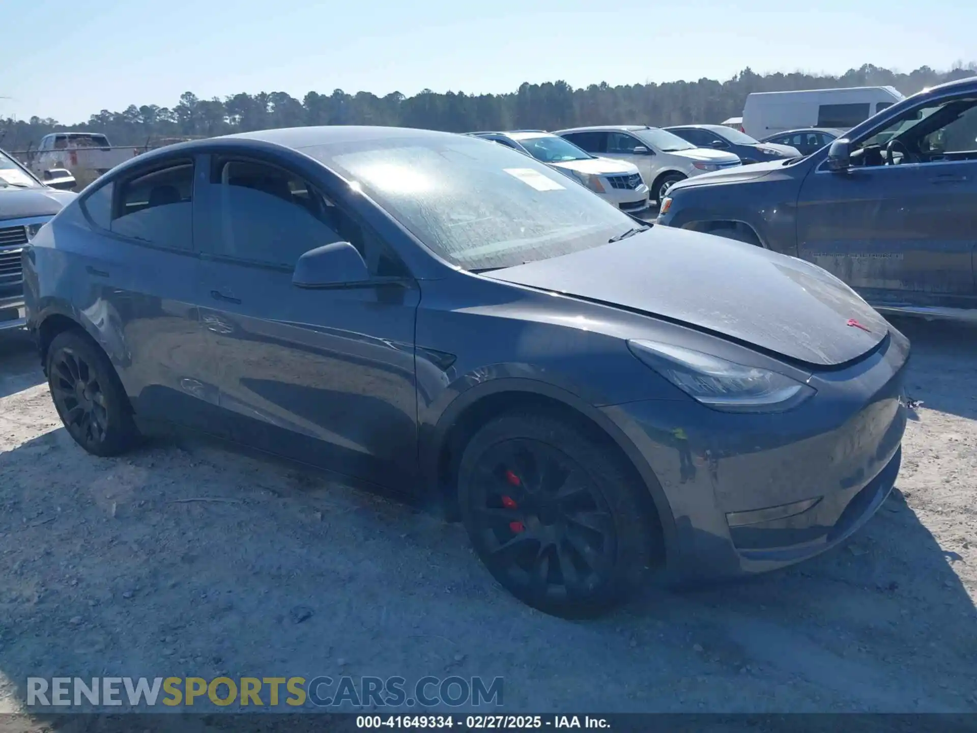 1 fotografías del automóvil dañado 5YJYGDEEXLF045883 TESLA MODEL Y 2020