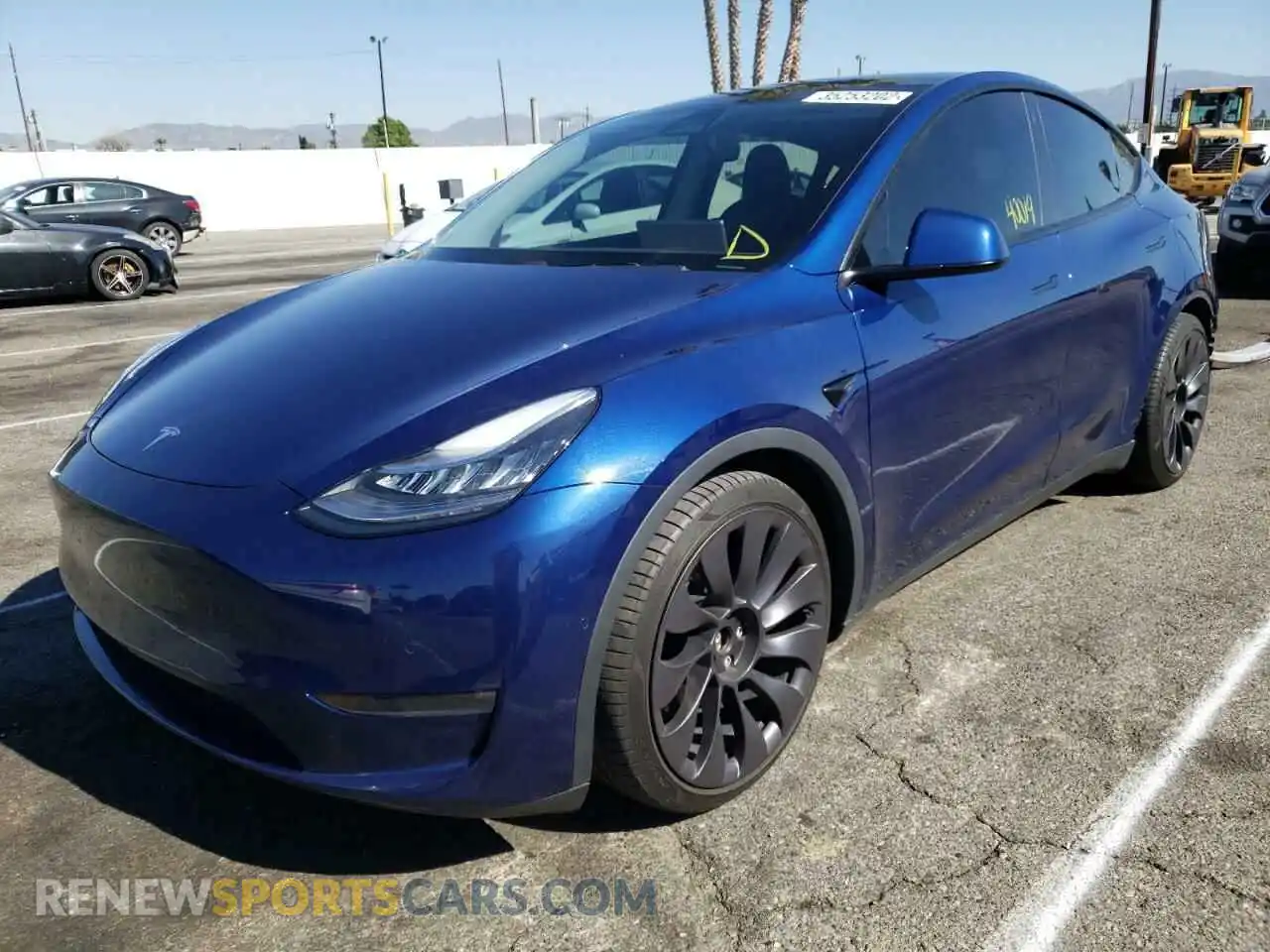 2 Photograph of a damaged car 5YJYGDEF1LF000372 TESLA MODEL Y 2020