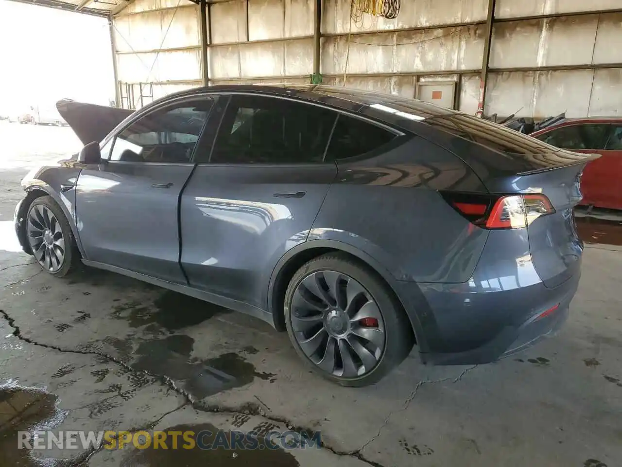2 Photograph of a damaged car 5YJYGDEF1LF038555 TESLA MODEL Y 2020