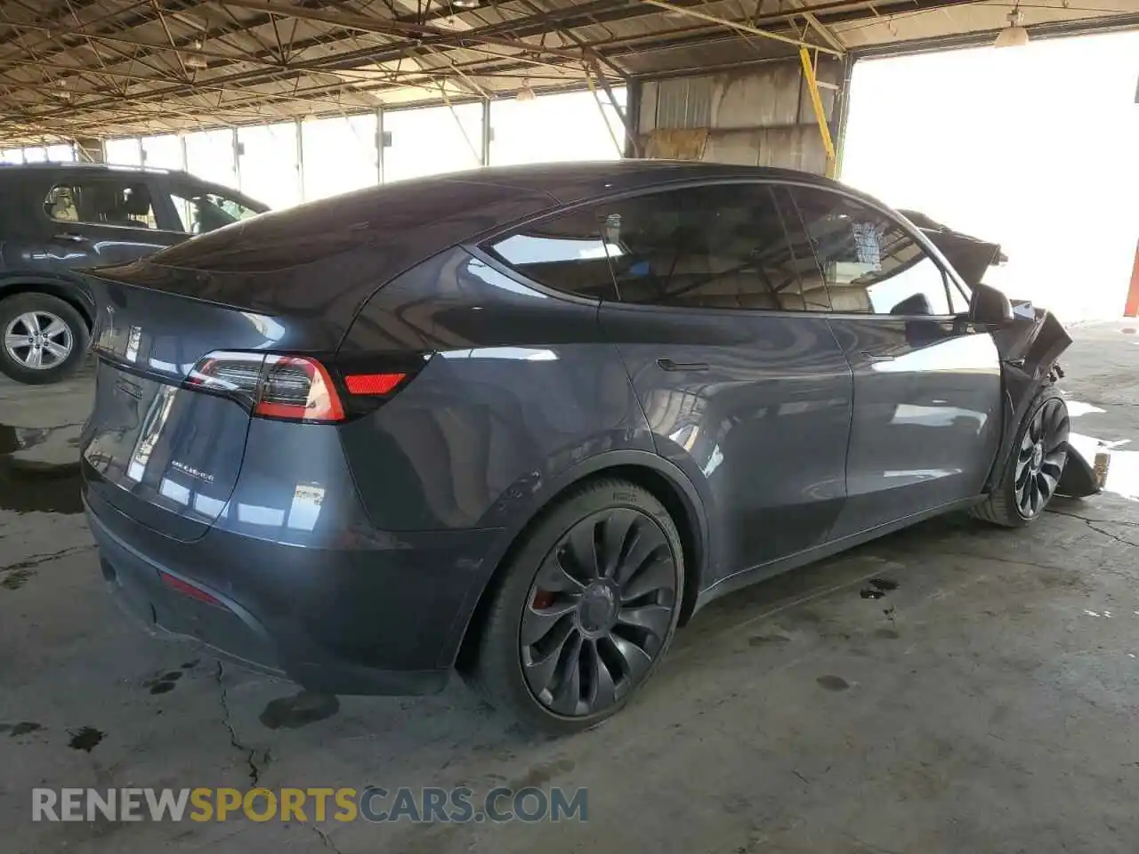 3 Photograph of a damaged car 5YJYGDEF1LF038555 TESLA MODEL Y 2020