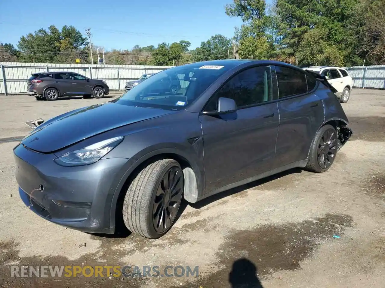 1 Photograph of a damaged car 5YJYGDEF2LF000865 TESLA MODEL Y 2020