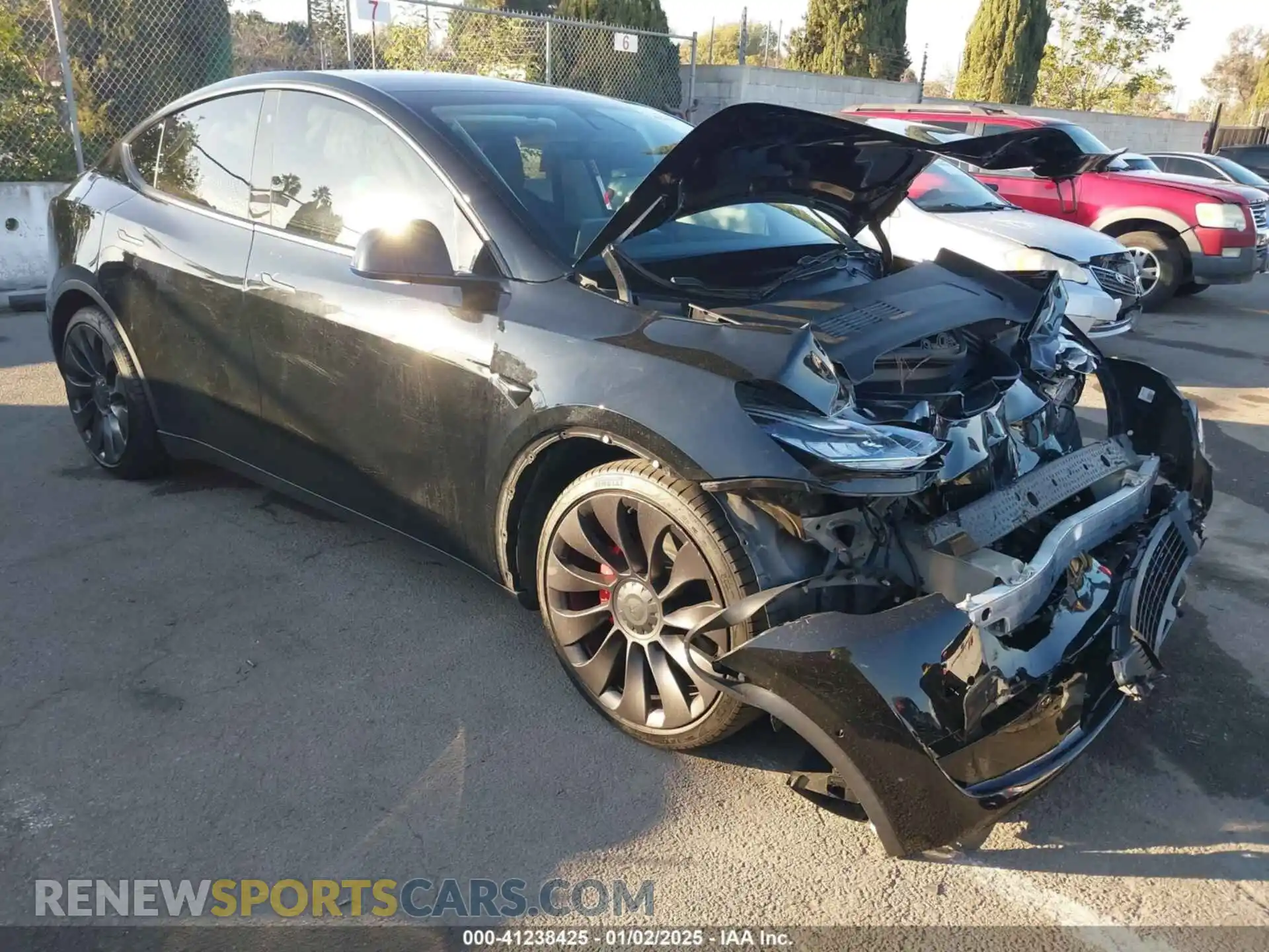 1 Photograph of a damaged car 5YJYGDEF2LF039987 TESLA MODEL Y 2020