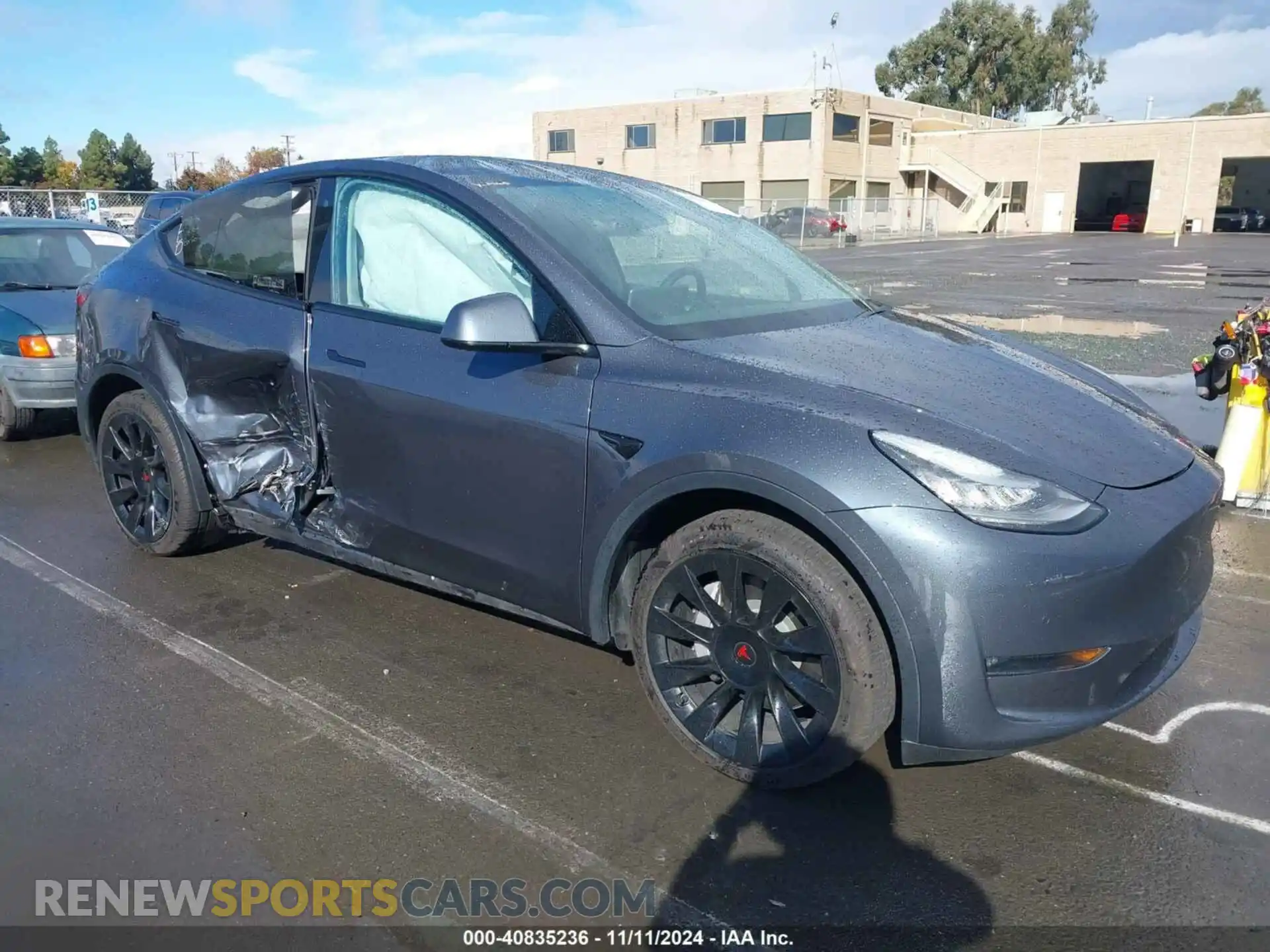 1 Photograph of a damaged car 5YJYGDEF3LF000616 TESLA MODEL Y 2020