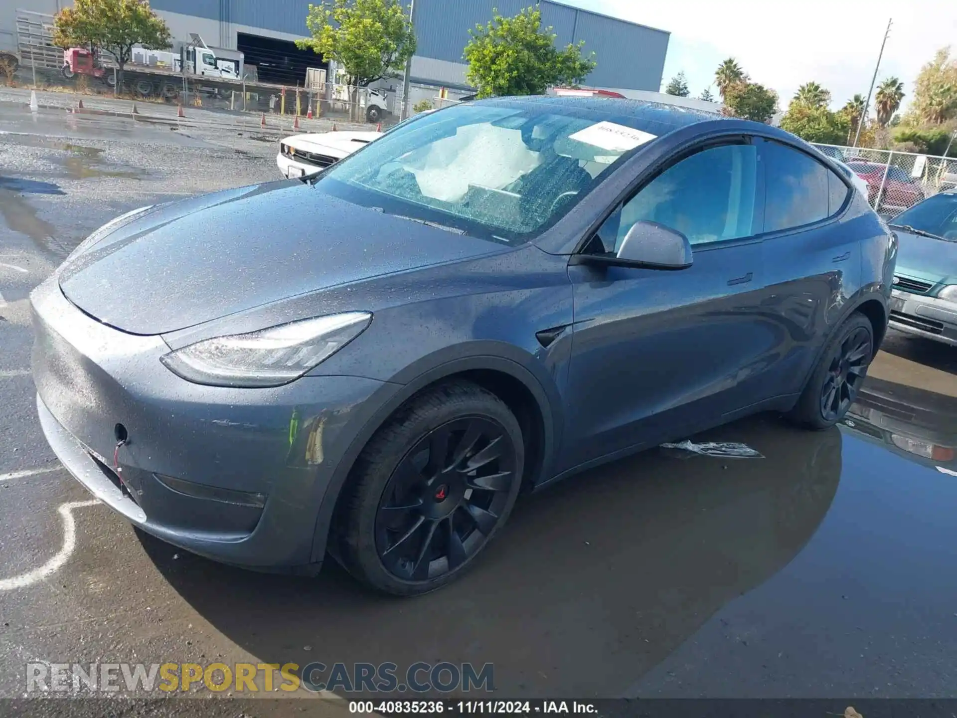 2 Photograph of a damaged car 5YJYGDEF3LF000616 TESLA MODEL Y 2020