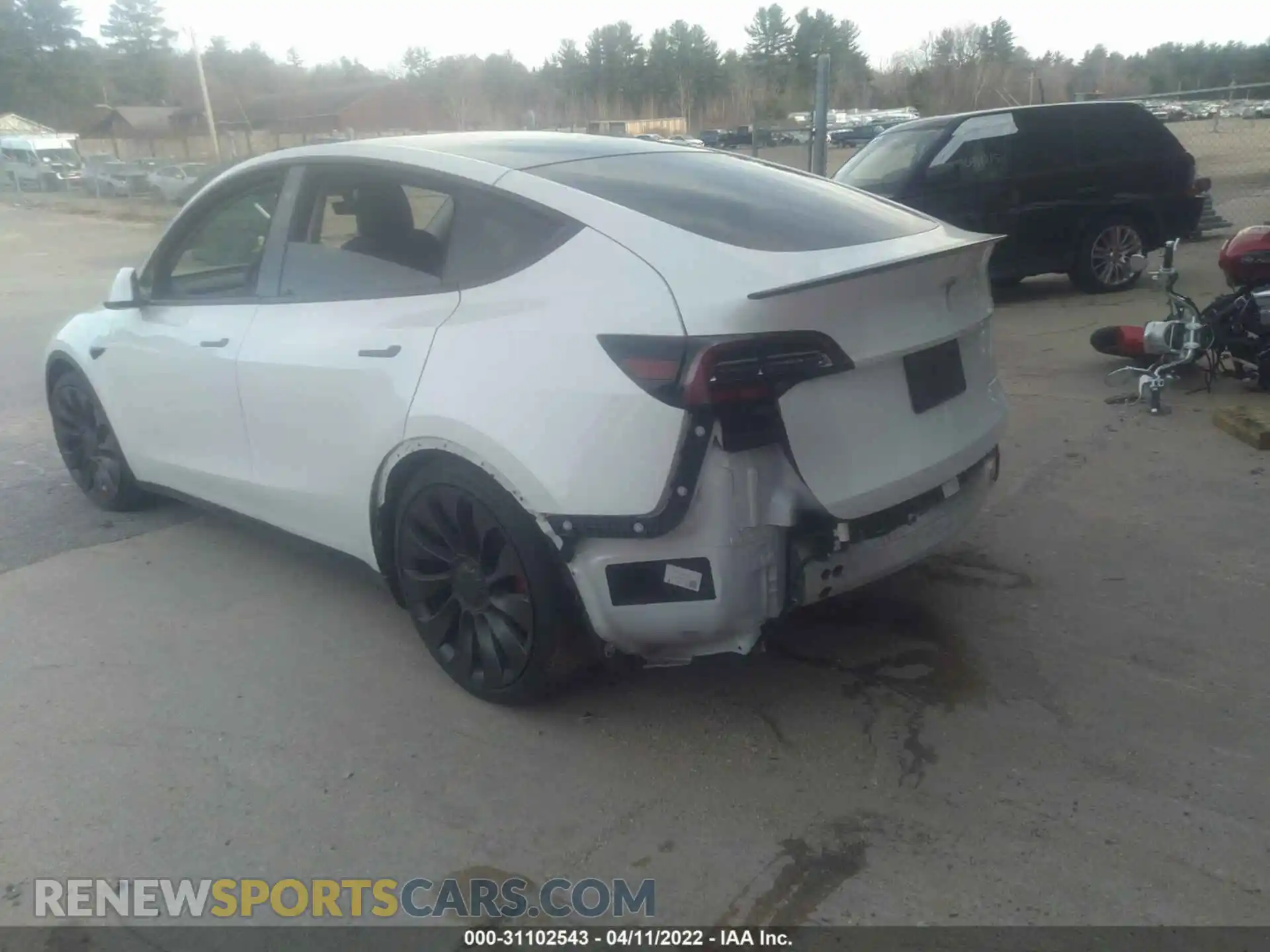 3 Photograph of a damaged car 5YJYGDEF3LF012300 TESLA MODEL Y 2020