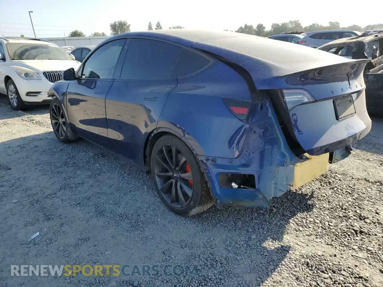 3 Photograph of a damaged car 5YJYGDEF4LF000253 TESLA MODEL Y 2020