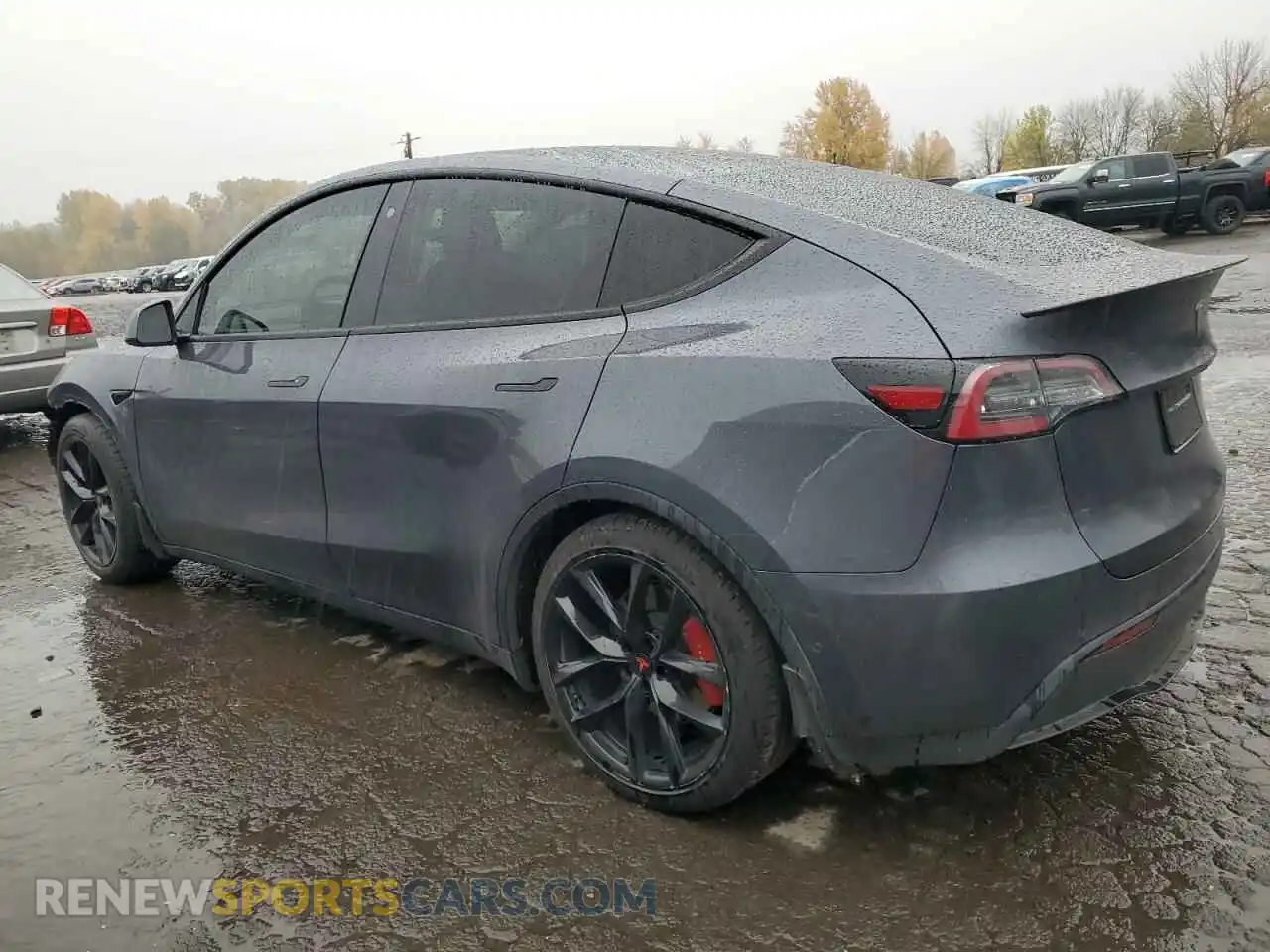2 Photograph of a damaged car 5YJYGDEF7LF001476 TESLA MODEL Y 2020