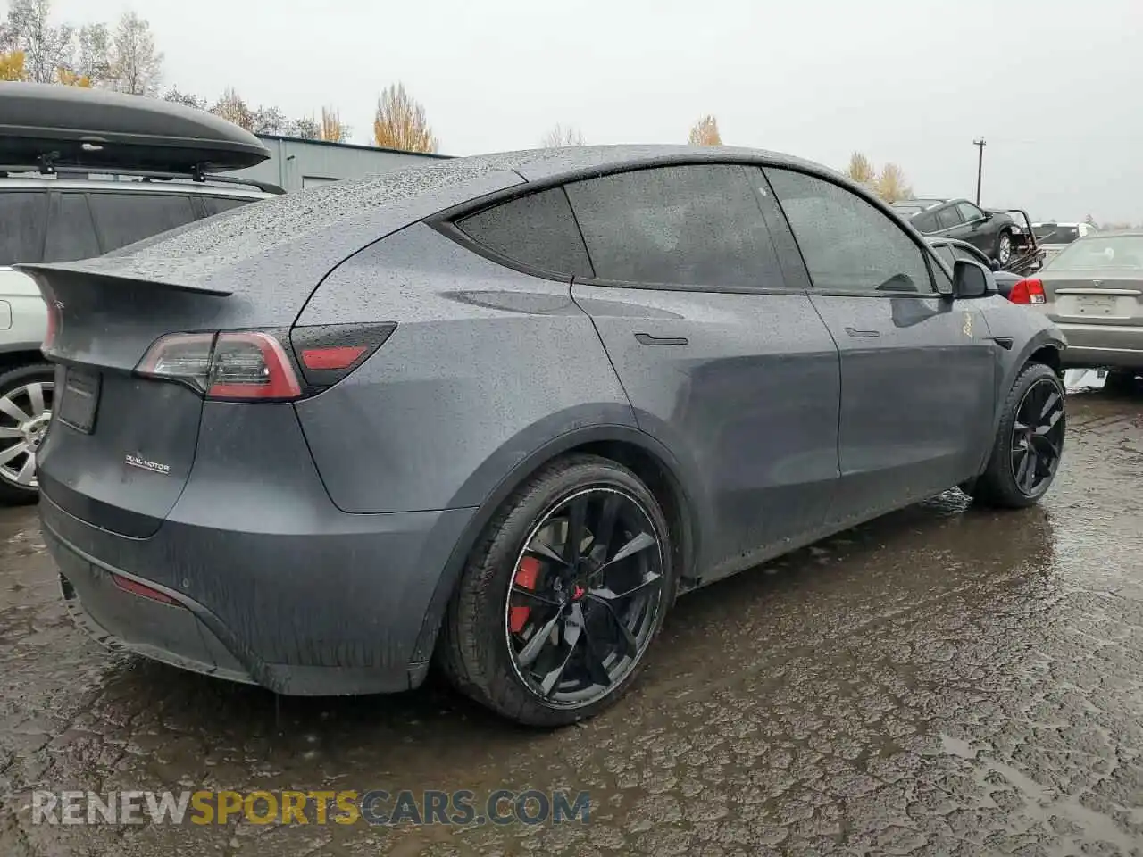3 Photograph of a damaged car 5YJYGDEF7LF001476 TESLA MODEL Y 2020