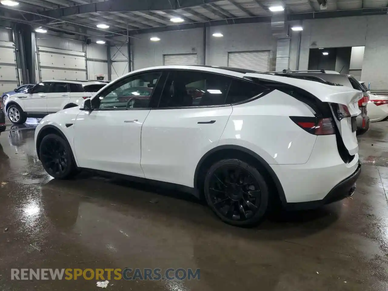 2 Photograph of a damaged car 5YJYGDEF8LF002720 TESLA MODEL Y 2020