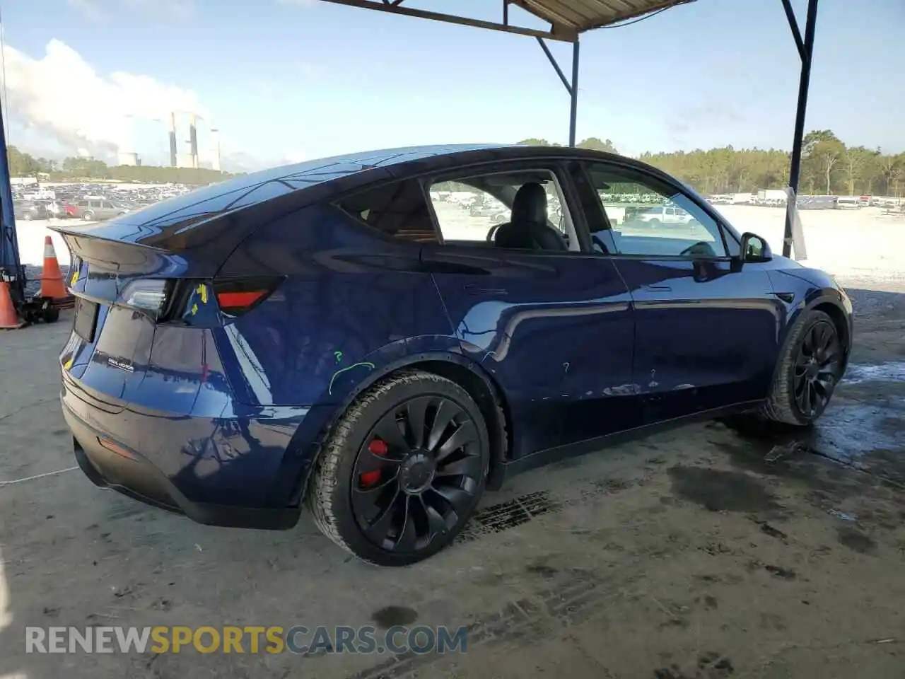3 Photograph of a damaged car 5YJYGDEF9LF000913 TESLA MODEL Y 2020