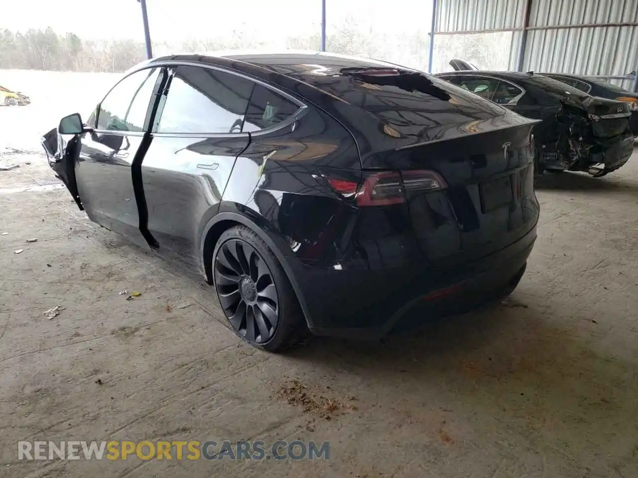 3 Photograph of a damaged car 5YJYGDEF9LF012219 TESLA MODEL Y 2020