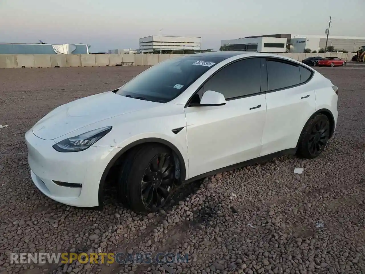 1 Photograph of a damaged car 5YJYGDEF9LF013855 TESLA MODEL Y 2020